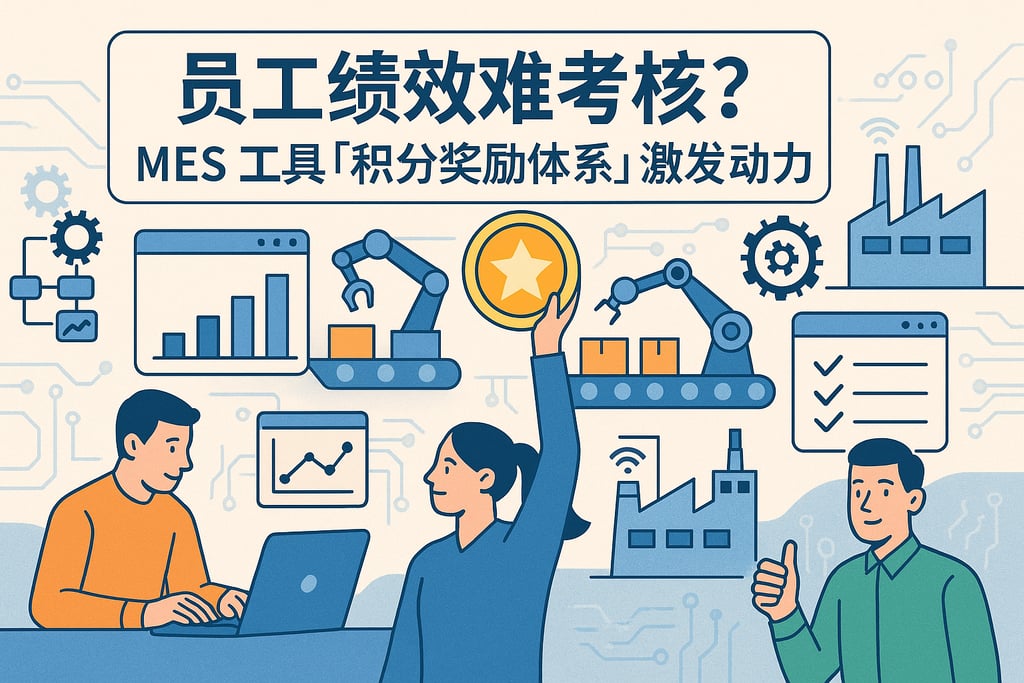 员工绩效难考核？MES 工具「积分奖励体系」激发动力